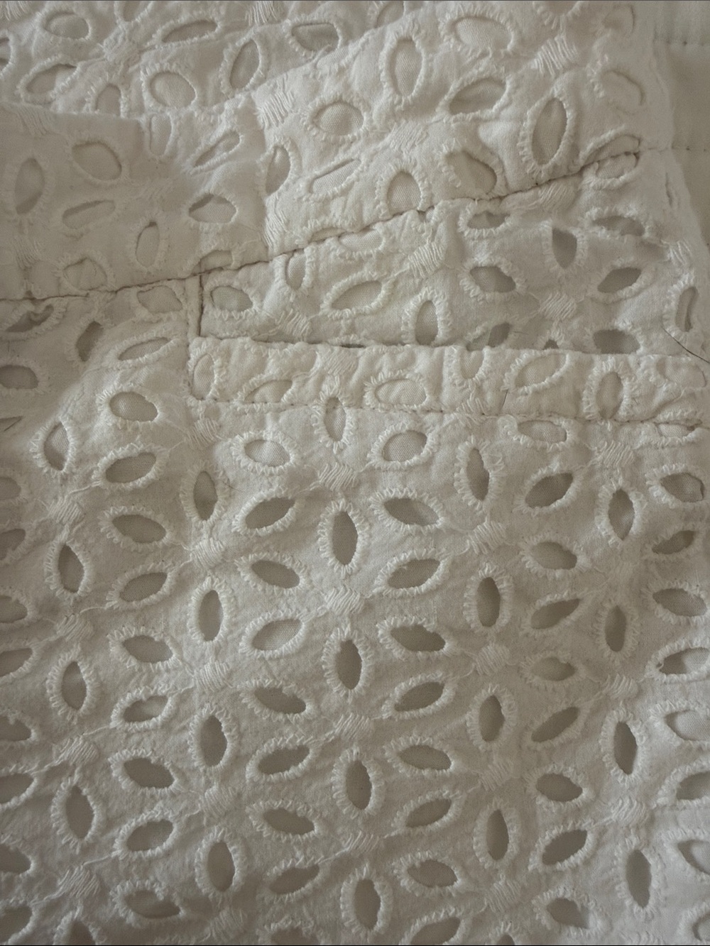 Lilly Pulitzer White Eyelet High-Waist Shorts - Picture 3 of 5